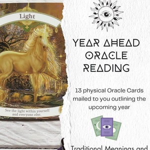 Gemaild gepersonaliseerde 13-kaarten Oracle Reading | Inzichten voor het komende jaar | Vintage en nieuwe decks | Fysieke kaarten