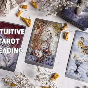 Lecture de tarot à trois cartes par la poste - Cartes personnalisées et physiques