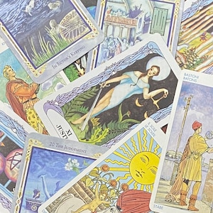 Carta del Tarot Misteriosa enviada por correo: carta única con significado de varias barajas