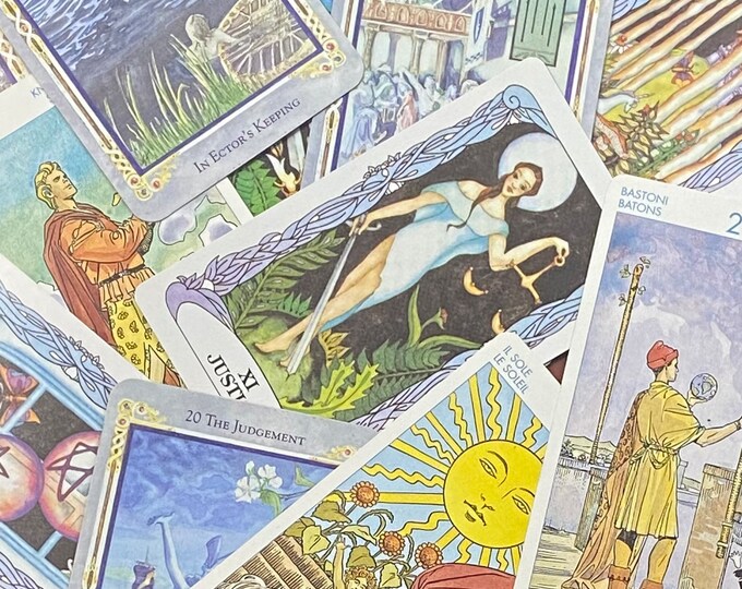 Mailed Mystery Tarot Card - Single Card with Meaning from Various Decks