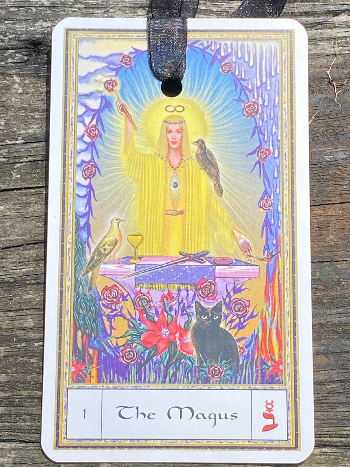Der Magier Vintage Tarot Karte Lesezeichen Etsy