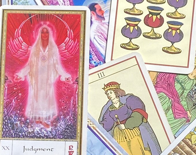 Out of Print Vintage Tarot Card - Mailed Mystery Single Card with Meaning