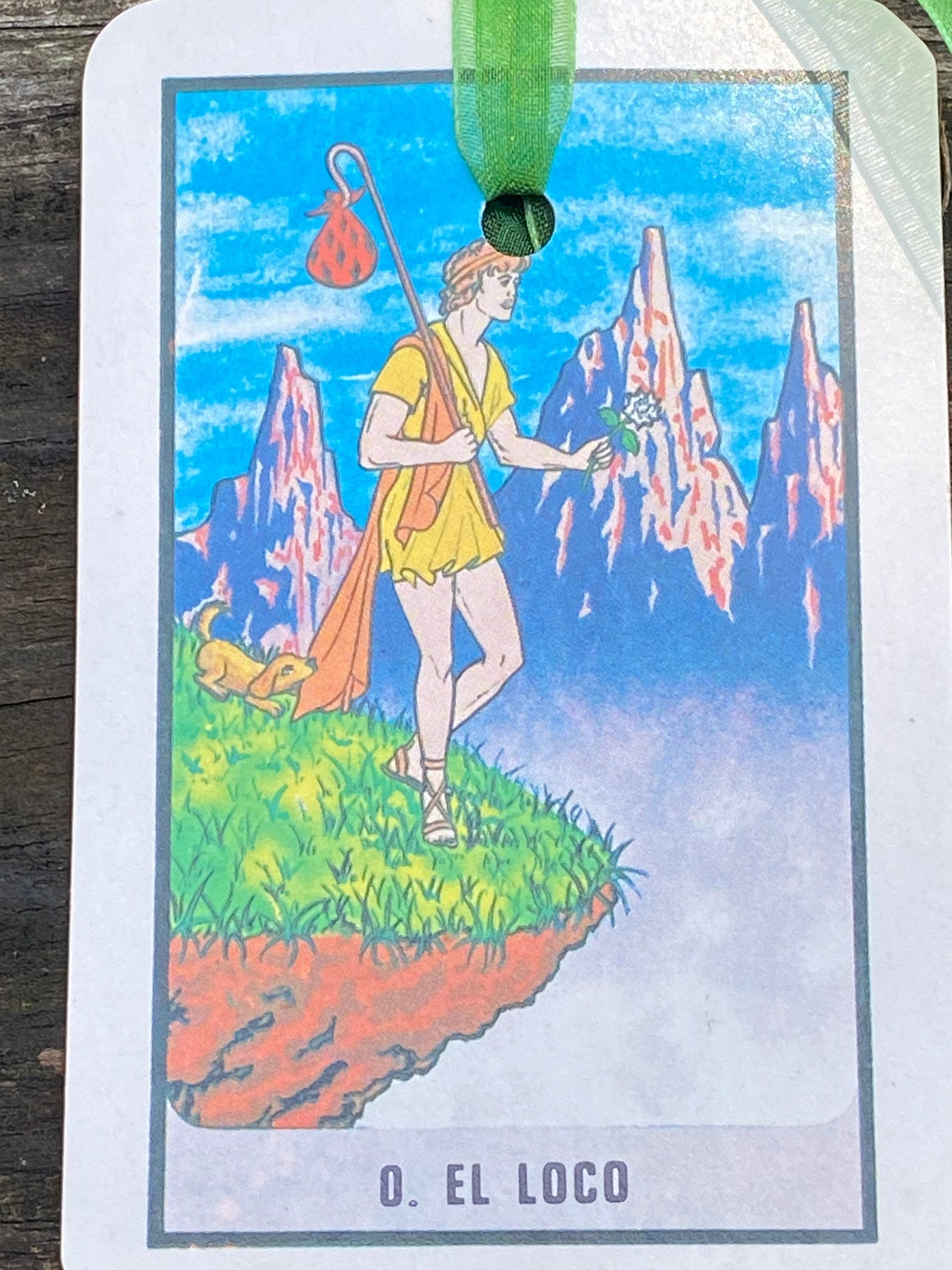 The Fool Vintage Mexican Tarot Card Bookmark Etsy