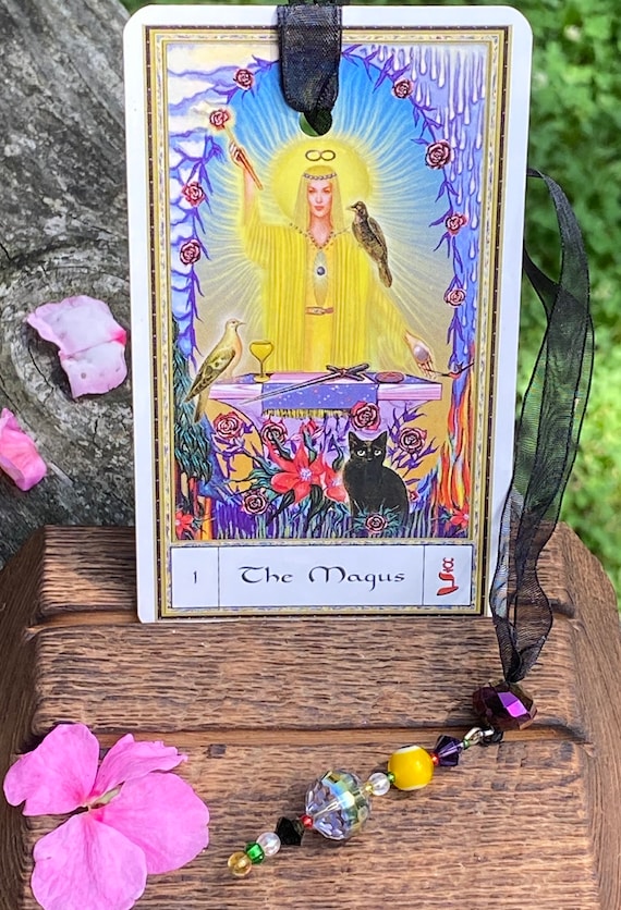 Der Magier Vintage Tarot Karte Lesezeichen Etsy