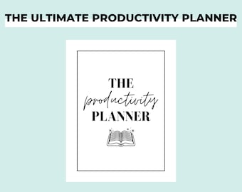 The Ultimate Productivity Planner | Printable & GoodNotes | Undated