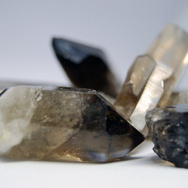 Smoky Quartz Crystal Raw Points  Metaphysical Healing Crystal, For Reiki, Meditation, Spirituality, New Age, Crystal Grid