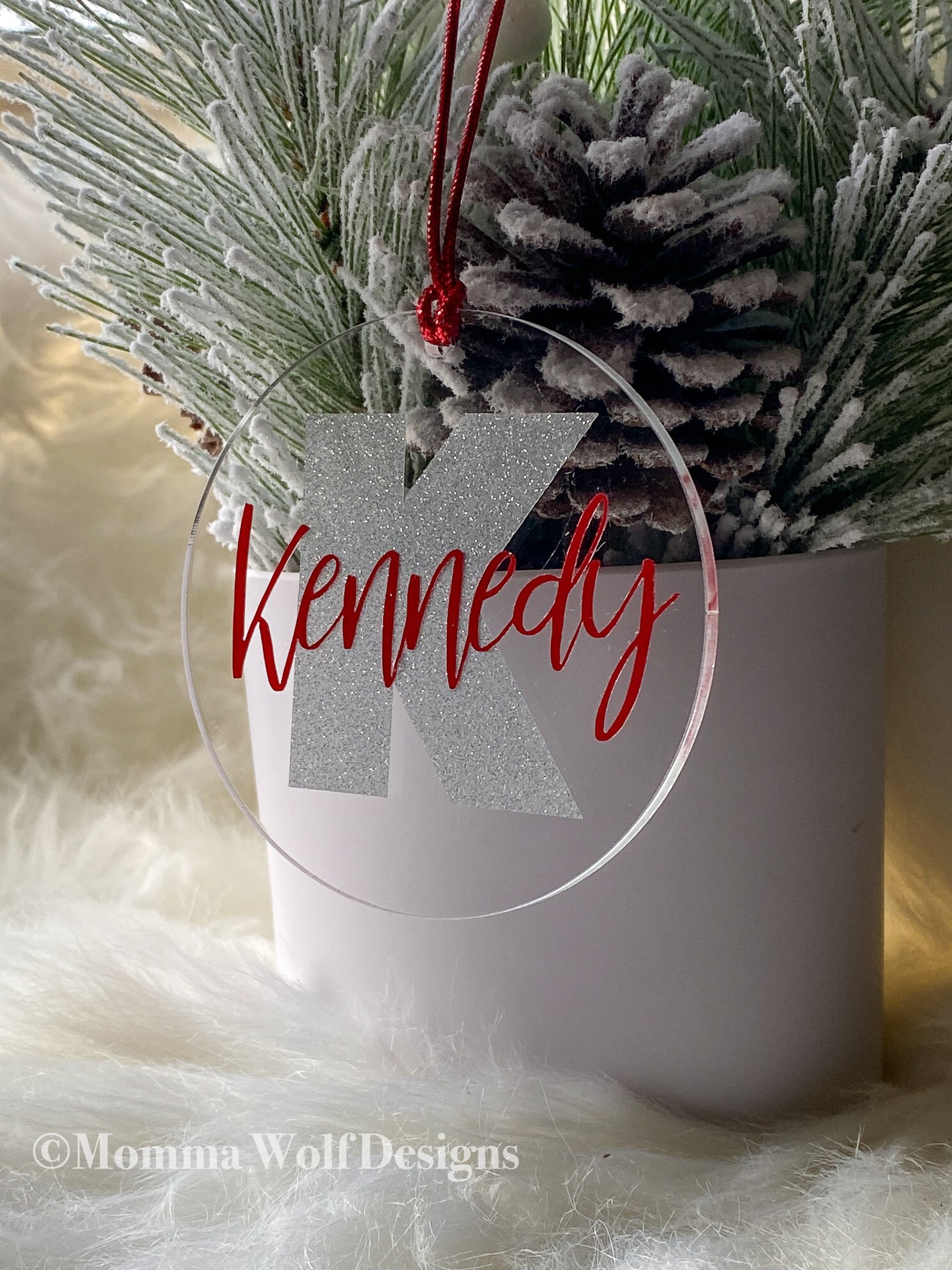 Custom Christmas Ornaments Name Ornament Christmas | Etsy