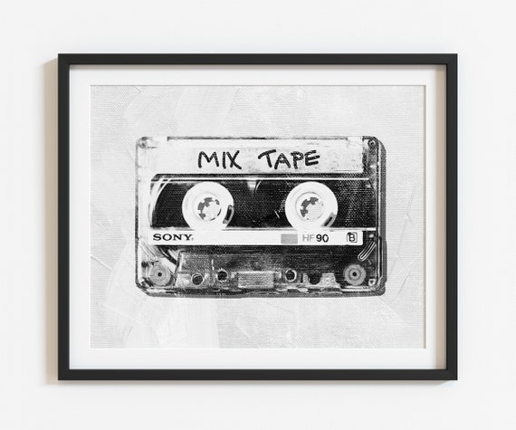 Retro Cassette Tape Music Wall Art, Old School Prints, Mix Tape Digital Download, 1980s Nostalgia, Music Wall Art, Pop Art Print - Etsy Retro Cassette Tape Music Wall Art, Old School Prints, Mix Tape Digital Download, 1980s Nostalgia, Music Wall Art, Pop Art Print - Etsy