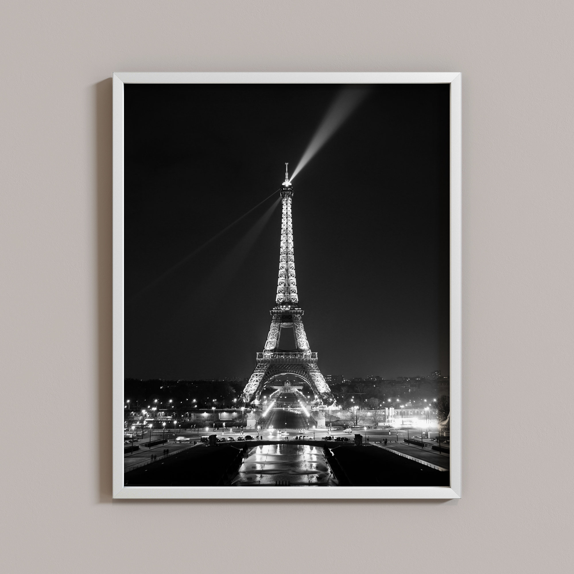 Eiffel Tower at Night Digital Print Eiffel Tower Lights - Etsy