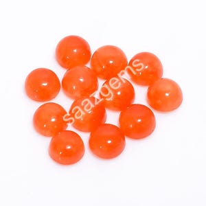 Top hoge kwaliteit rode jade ronde cabochon losse edelsteen 4, 5, 6, 7, 8, 9, 10, 11, 12, 13, 14, 15, 16, 17, 18, 19, 20 MM