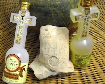 HOLY WATER and ANOINTING Oil from Israel Jerusalem and Sacred Jordan River