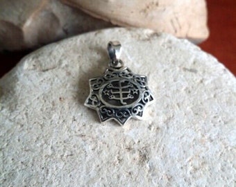 Baha'i Silver Pendentif Ringstone Bahai Cadeau de Haïfa