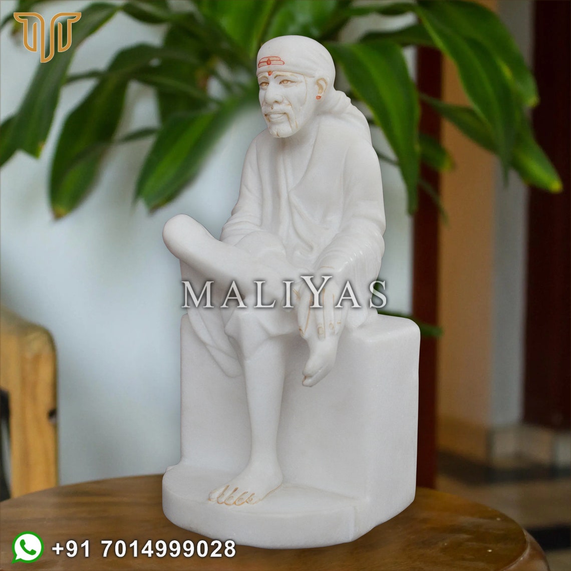Marble Sai Baba Statue Marble Sai Baba Murti Sai Baba Etsy