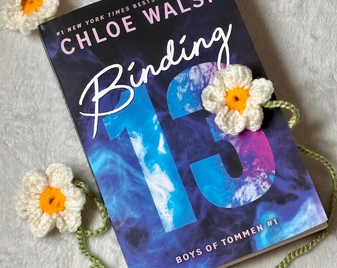 Crocheted Daisy/Sunflower Bookmark | Handmade Floral Book Accessory