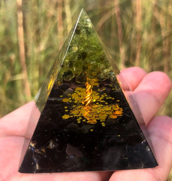 Piramide Di Orgonite Con Ossidiana, Energia Per Yoga - Foto 6