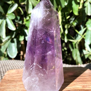 High Quality Natural Amethyst Polished Point/Amethyst Tower/Purple Crystal Ornaments/Amethyst stone decor/Special Gift/Energy stone