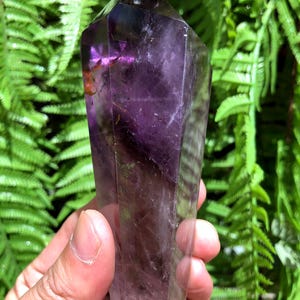 High Quality Natural Amethyst Polished Point/Amethyst Tower/Purple Crystal Ornaments/Amethyst stone decor/Special Gift/Energy stone