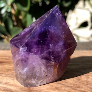 High Quality Natural Amethyst Polished Point/Amethyst Tower/Purple Crystal Ornaments/Amethyst stone decor/Special Gift/Energy stone