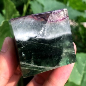 high quality Rainbow Fluorite Crystal square/Fluorite Tower/Banded Fluorite/Crystal Wand/Obelisk/Fluorite Generato/Healing Crystal
