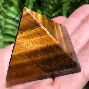 TOP natürliche Tiger Auge Punkt/Quarz Pyramide/Chakra/Meditation/Energ/selbst stehen/Energie Stein Ornamente/Heilung Stein/Spezielles Geschenk/Meditation