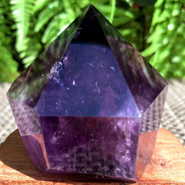 High Quality Natural Amethyst Polished Point/Amethyst Tower/Purple Crystal Ornaments/Amethyst stone decor/Special Gift/Energy stone