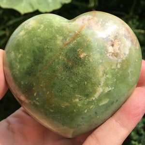 Large Natural Raw Green opal Stone/Rough Green opal Quartz/Green opal Mineral specimen/Green opal Chunk/Energy Stone/gift/Healing stone