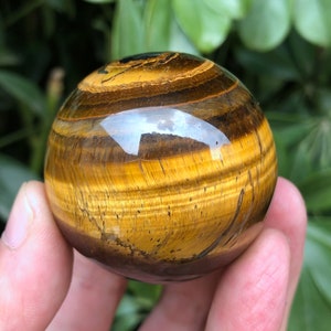 TOP Natural Tiger Eye Sphere/Quartz Ball/Chakra/Meditation/Energ/self stand/Energy Stone Ornaments/Healing Stone/Special gift/Meditation