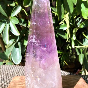 High Quality Natural Amethyst Polished Point/Amethyst Tower/Purple Crystal Ornaments/Amethyst stone decor/Special Gift/Energy stone