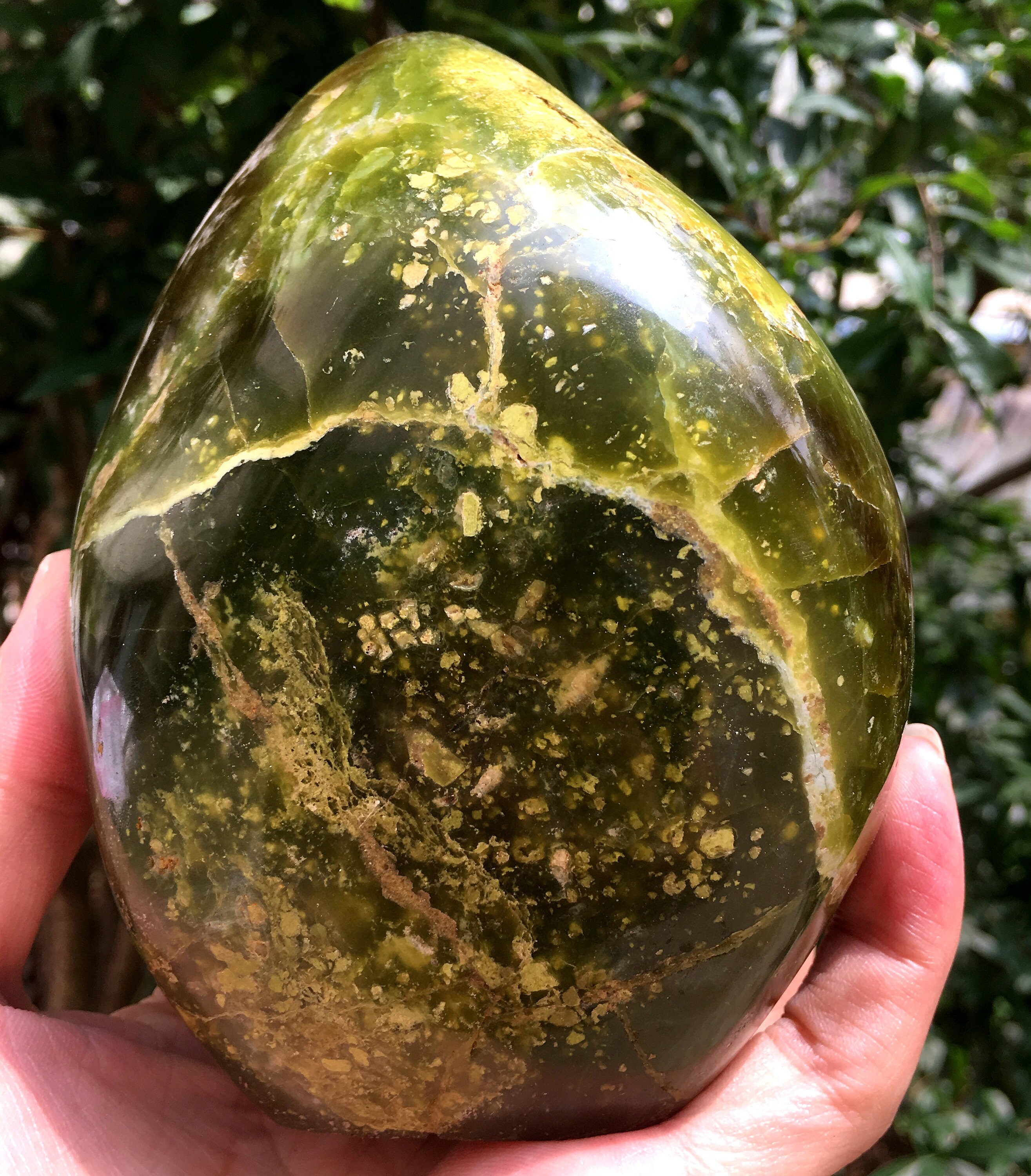 Raw Green Opal Stone