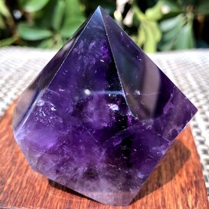 High Quality Natural Amethyst Polished Point/Amethyst Tower/Purple Crystal Ornaments/Amethyst stone decor/Special Gift/Energy stone
