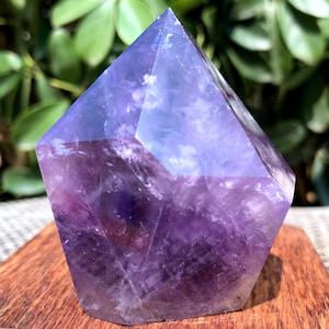 High Quality Natural Amethyst Polished Point/Amethyst Tower/Purple Crystal Ornaments/Amethyst stone decor/Special Gift/Energy stone