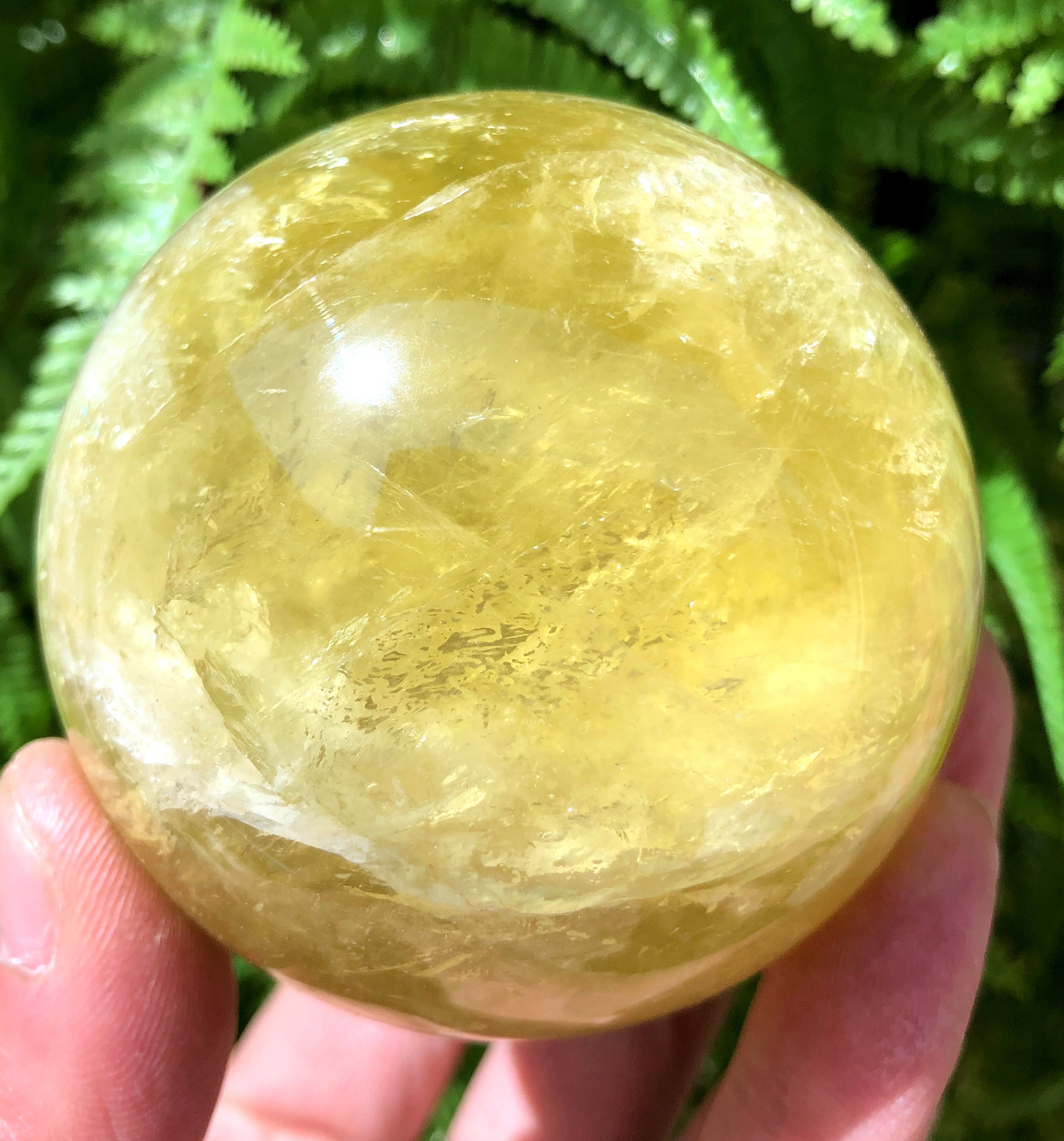 Natural Large transparent headed Yellow citrine crystal quartz Spherecitrine Ballspecial gifthealing crystalFeng Shui energy stone
