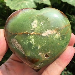 Large Natural Raw Green opal Stone/Rough Green opal Quartz/Green opal Mineral specimen/Green opal Chunk/Energy Stone/gift/Healing stone