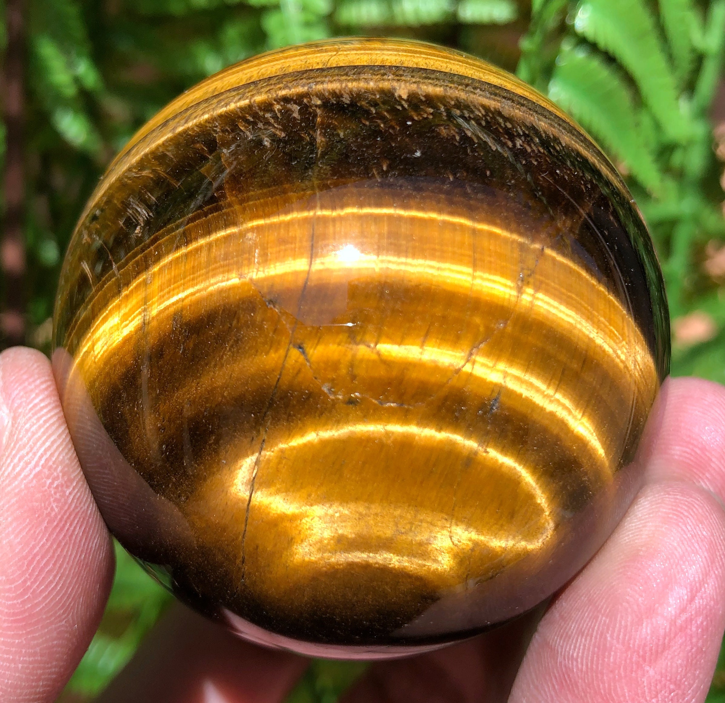 TOP Natural Tiger Eye Sphere/Quartz Etsy