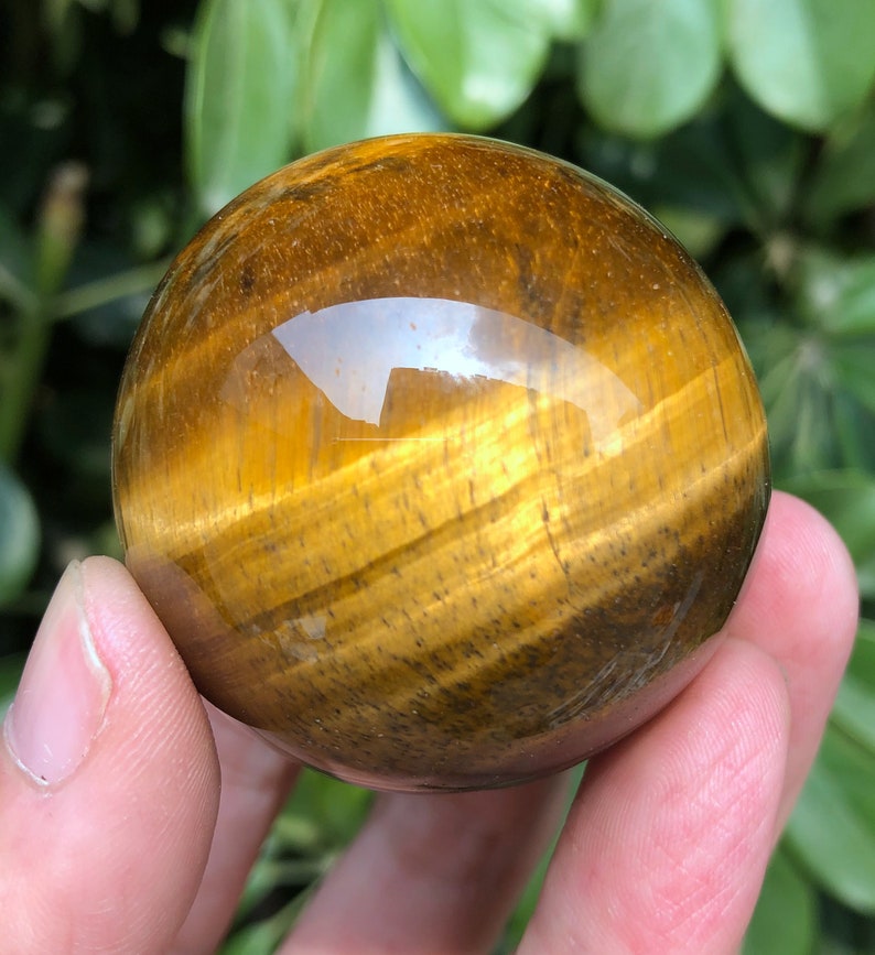 TOP Natural Tiger Eye SphereQuartz BallChakraMeditationEnergself standEnergy Stone OrnamentsHealing StoneSpecial giftMeditation