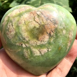 Large Natural Raw Green opal Stone/Rough Green opal Quartz/Green opal Mineral specimen/Green opal Chunk/Energy Stone/gift/Healing stone