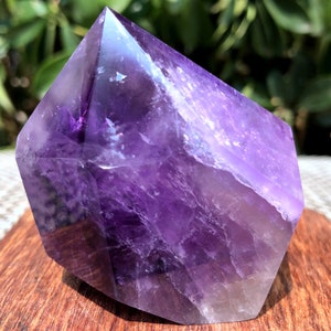 High Quality Natural Amethyst Polished Point/Amethyst Tower/Purple Crystal Ornaments/Amethyst stone decor/Special Gift/Energy stone