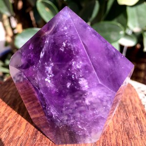 High Quality Natural Amethyst Polished Point/Amethyst Tower/Purple Crystal Ornaments/Amethyst stone decor/Special Gift/Energy stone