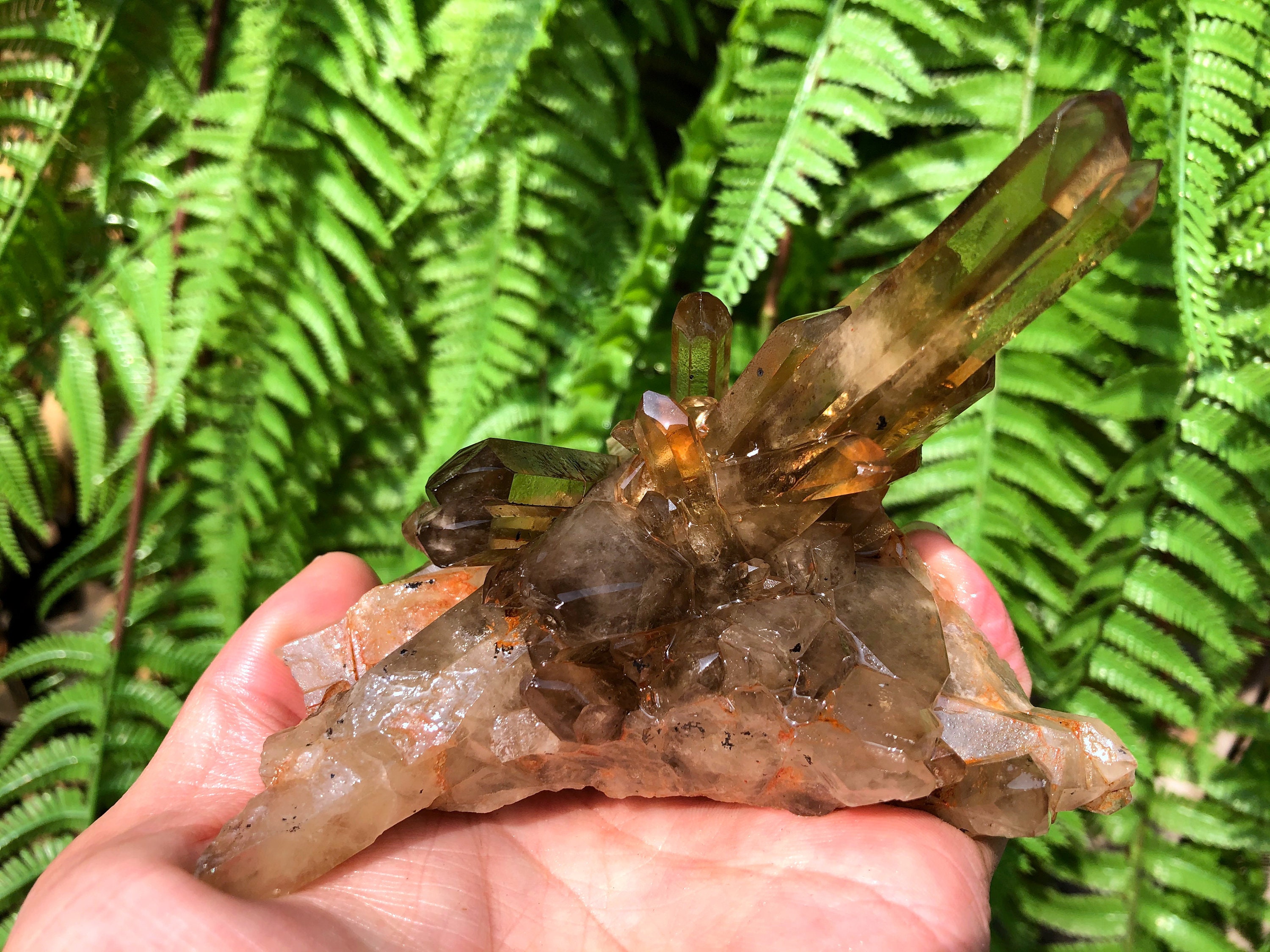Top Large Raw black Crystal Cluster/Black Quartz Cluster/Quartz Cluster/Rough Black Abundance Crystal Plate/Healing Crystal/Energy/gift