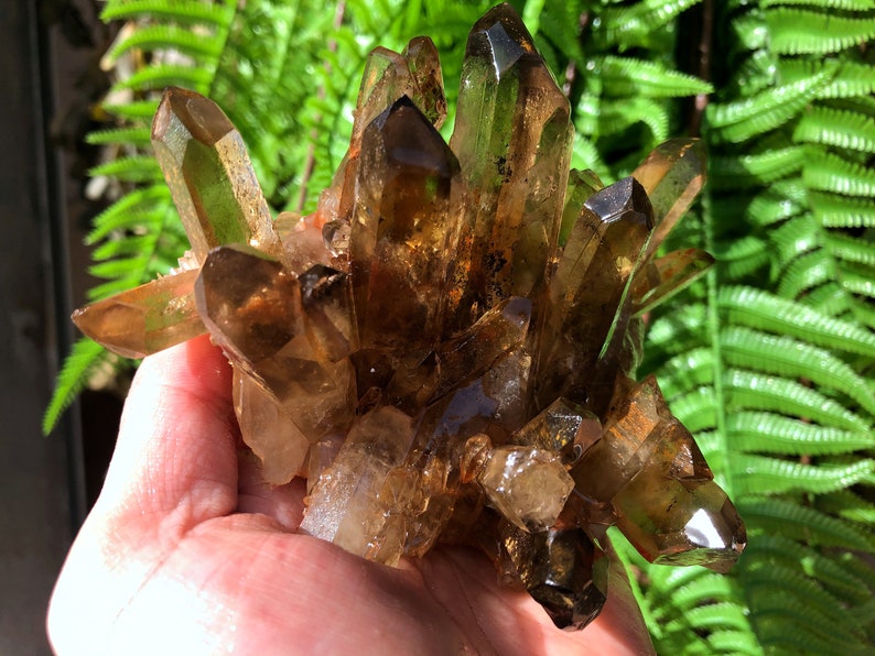 Top Large Raw black Crystal ClusterBlack Quartz ClusterQuartz ClusterRough Black Abundance Crystal PlateHealing CrystalEnergygift