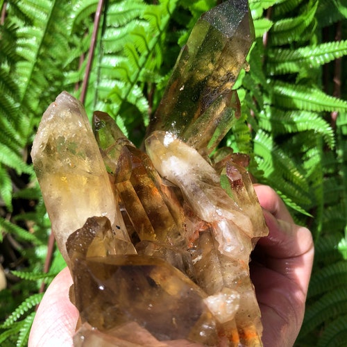 Top Large Raw black Crystal Cluster/Black Quartz Cluster/Quartz Cluster/Rough Black Abundance Crystal Plate/Healing shops Crystal/Energy/gift