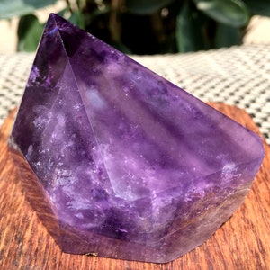 High Quality Natural Amethyst Polished Point/Amethyst Tower/Purple Crystal Ornaments/Amethyst stone decor/Special Gift/Energy stone