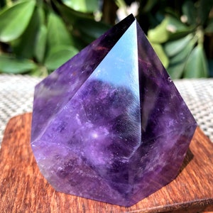 High Quality Natural Amethyst Polished Point/Amethyst Tower/Purple Crystal Ornaments/Amethyst stone decor/Special Gift/Energy stone