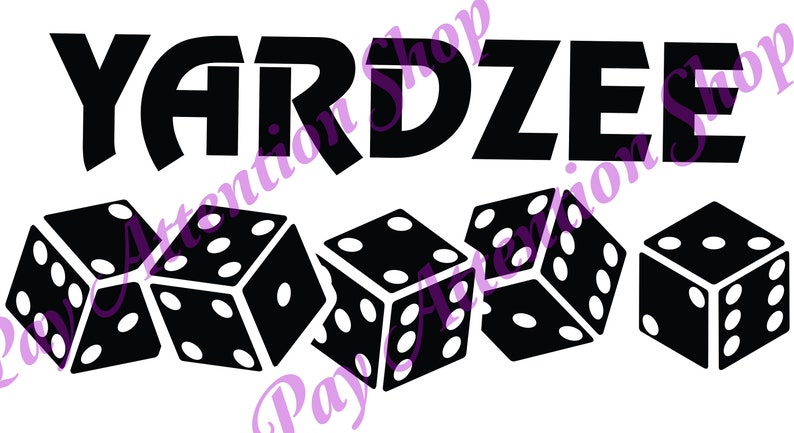 Download Yardzee Game Logo & Editable Score Card SVG/PDF | Etsy