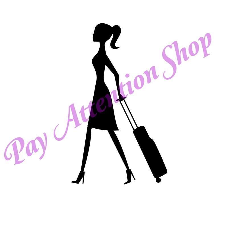 Flight Attendant SVG Etsy