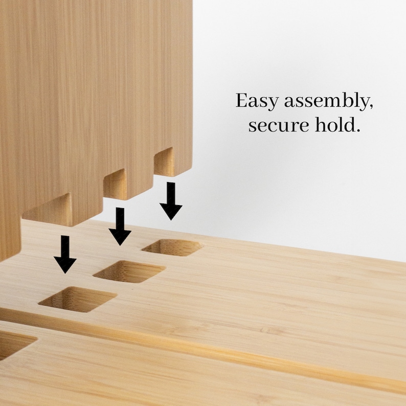 wood monitor shelf