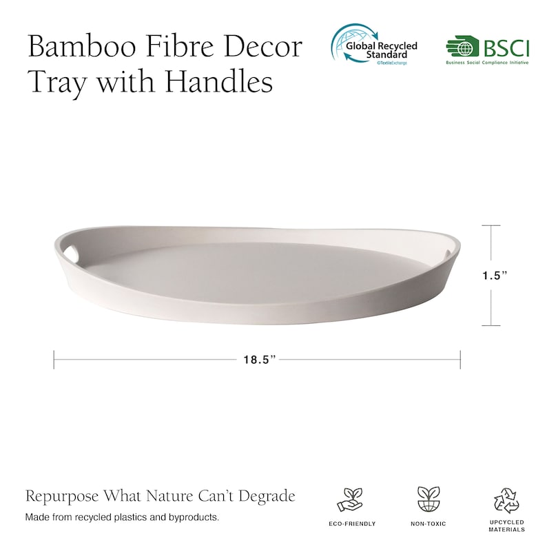 Decorative Tray with Handles