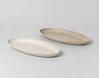 Modern Oval Tray | Bamboo Fiber, Rice Husk Decorative Tray
