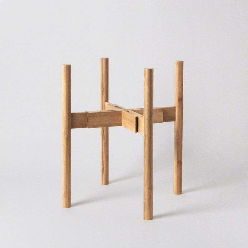 Adjustable Bamboo Plant Stand