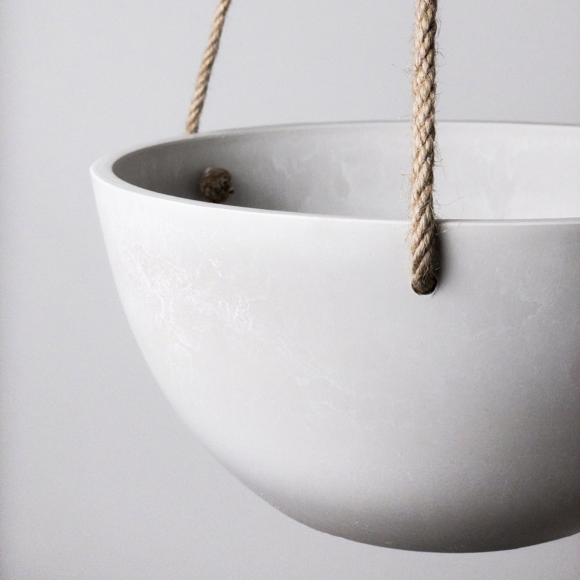 10 Hanging Planter Pot With Drainage Hole & Plug Large Etsy